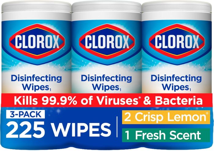 Clorox Disinfecting Wipes – 75 Count (Pack of 3), Kills 99.9% of Germs - Image 1
